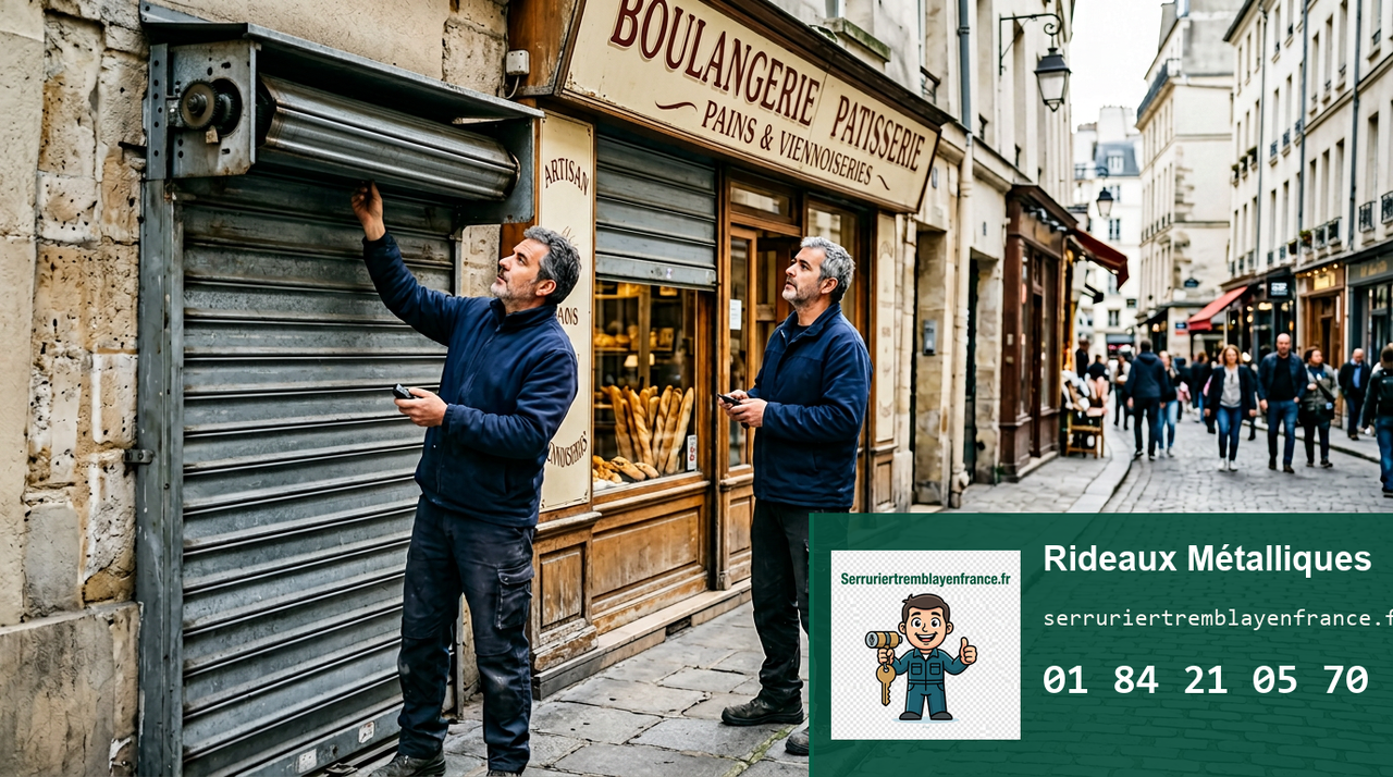 Serrurier Tremblay-en-France — Rideaux Métalliques à Tremblay-en-France (93290)